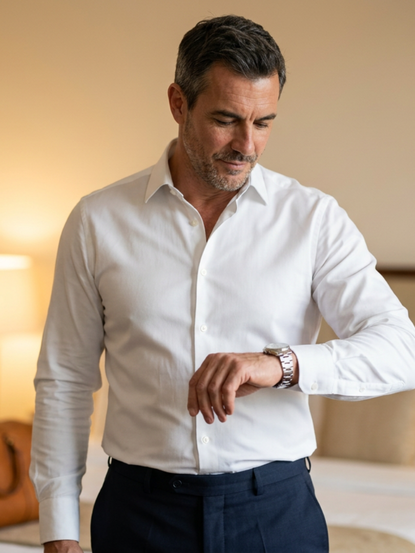 Tyldorn | Men's Shirt NoPress™ White